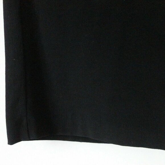 NWT EILEEN FISHER Black Tencel Viscose Crepe Straight Leg Pants 6 - Picture 4 of 6
